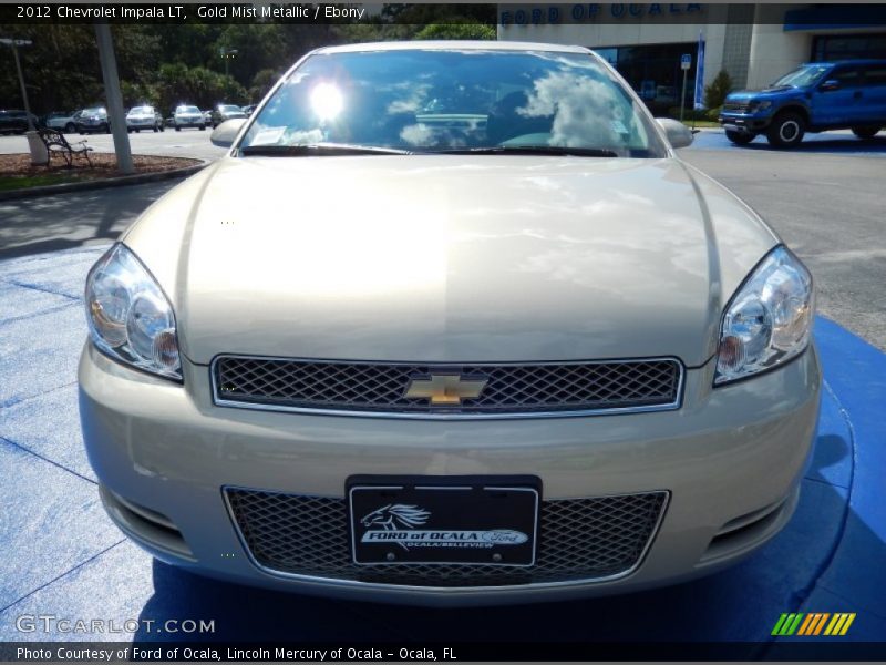 Gold Mist Metallic / Ebony 2012 Chevrolet Impala LT