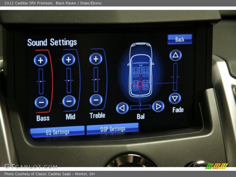 Black Raven / Shale/Ebony 2012 Cadillac SRX Premium