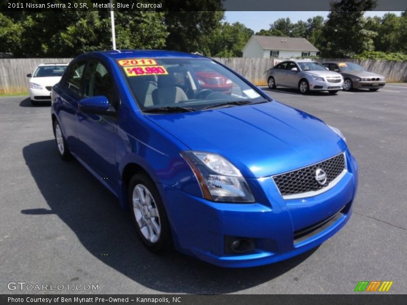 Metallic Blue / Charcoal 2011 Nissan Sentra 2.0 SR