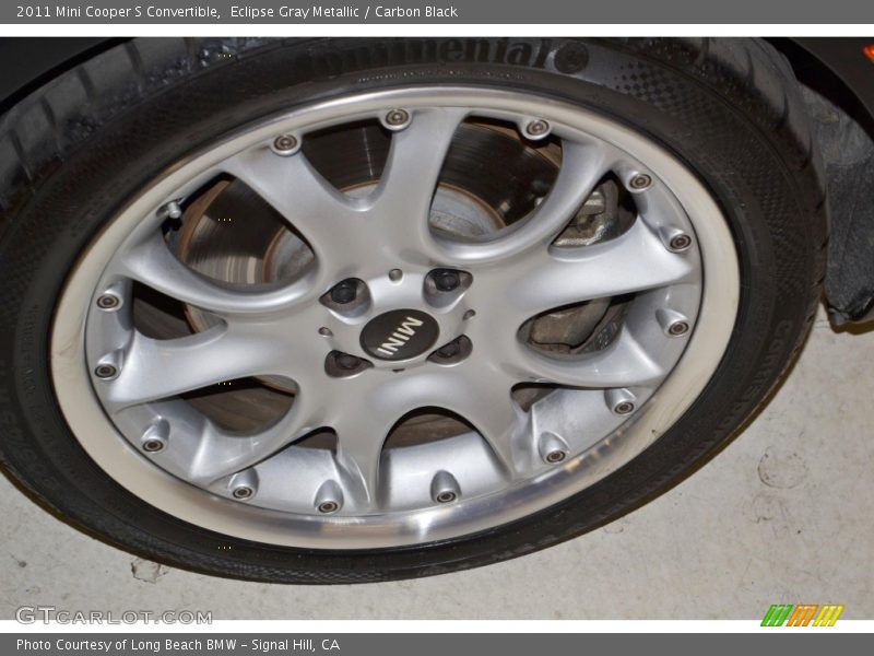 Eclipse Gray Metallic / Carbon Black 2011 Mini Cooper S Convertible