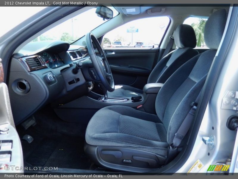Gold Mist Metallic / Ebony 2012 Chevrolet Impala LT