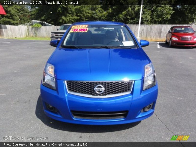 Metallic Blue / Charcoal 2011 Nissan Sentra 2.0 SR