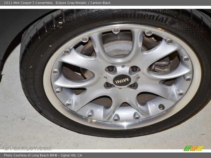 Eclipse Gray Metallic / Carbon Black 2011 Mini Cooper S Convertible