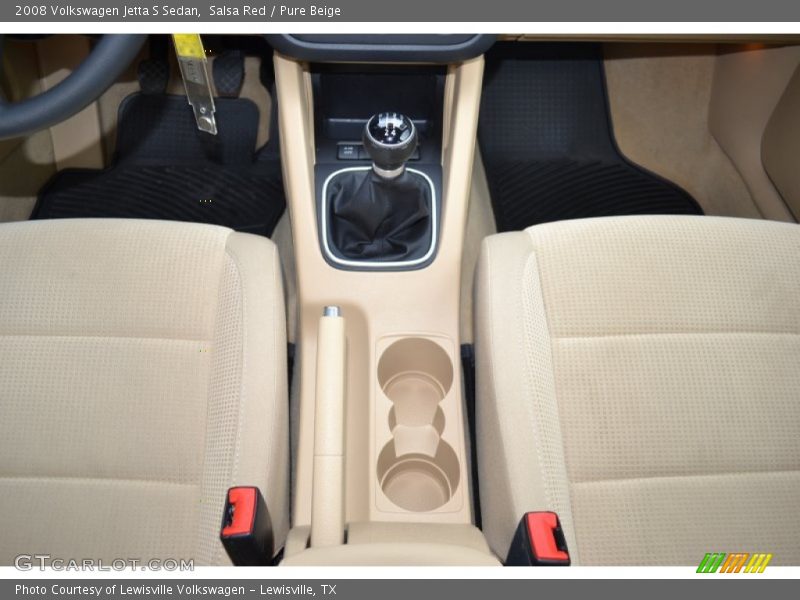 Salsa Red / Pure Beige 2008 Volkswagen Jetta S Sedan