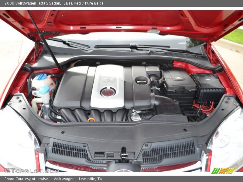Salsa Red / Pure Beige 2008 Volkswagen Jetta S Sedan