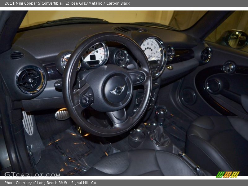 Eclipse Gray Metallic / Carbon Black 2011 Mini Cooper S Convertible