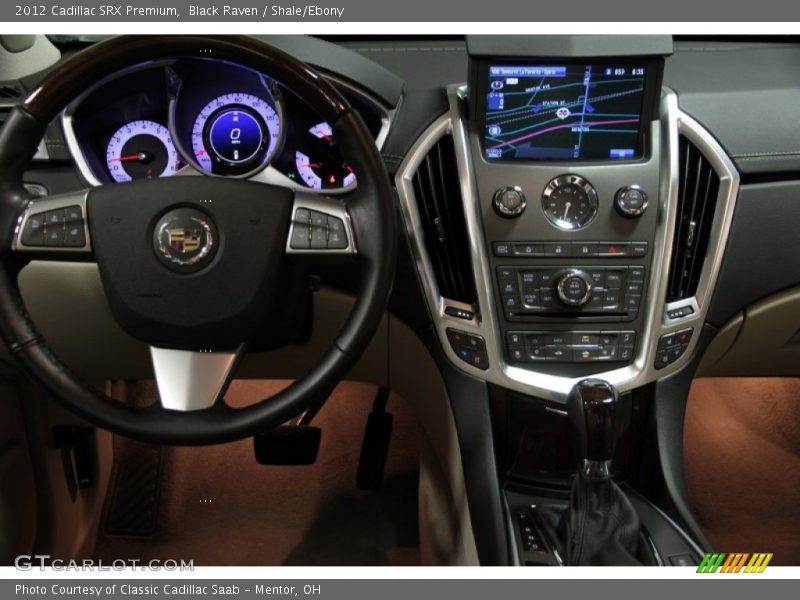 Black Raven / Shale/Ebony 2012 Cadillac SRX Premium