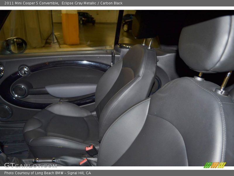 Eclipse Gray Metallic / Carbon Black 2011 Mini Cooper S Convertible