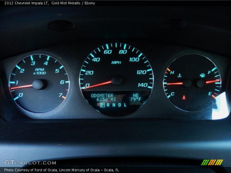 Gold Mist Metallic / Ebony 2012 Chevrolet Impala LT