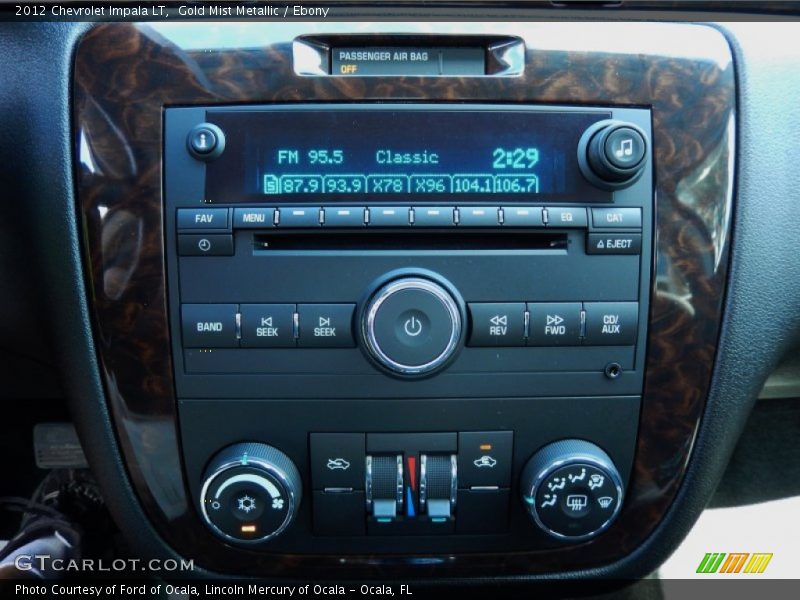 Gold Mist Metallic / Ebony 2012 Chevrolet Impala LT