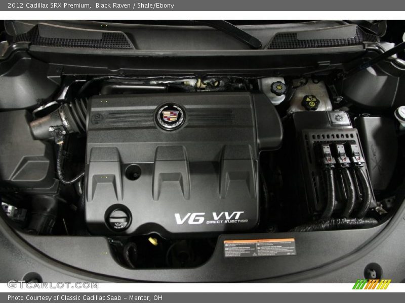 Black Raven / Shale/Ebony 2012 Cadillac SRX Premium