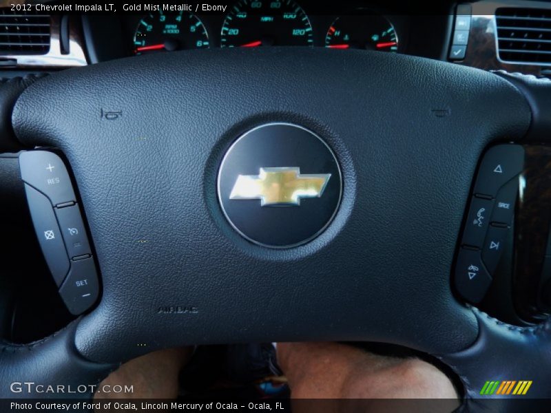 Gold Mist Metallic / Ebony 2012 Chevrolet Impala LT