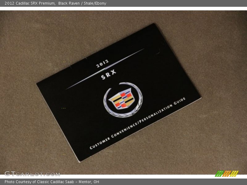 Black Raven / Shale/Ebony 2012 Cadillac SRX Premium