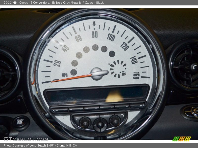 Eclipse Gray Metallic / Carbon Black 2011 Mini Cooper S Convertible