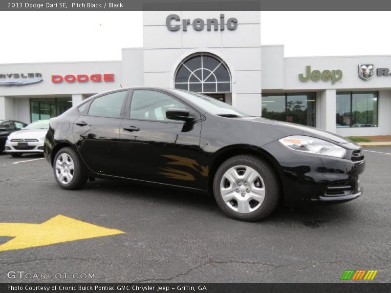 Pitch Black / Black 2013 Dodge Dart SE