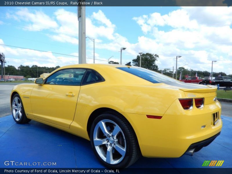 Rally Yellow / Black 2010 Chevrolet Camaro SS/RS Coupe