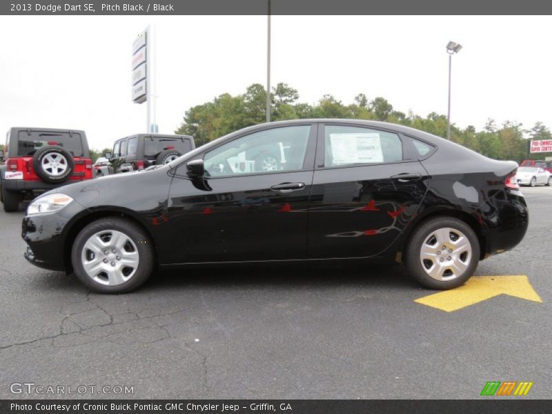 Pitch Black / Black 2013 Dodge Dart SE