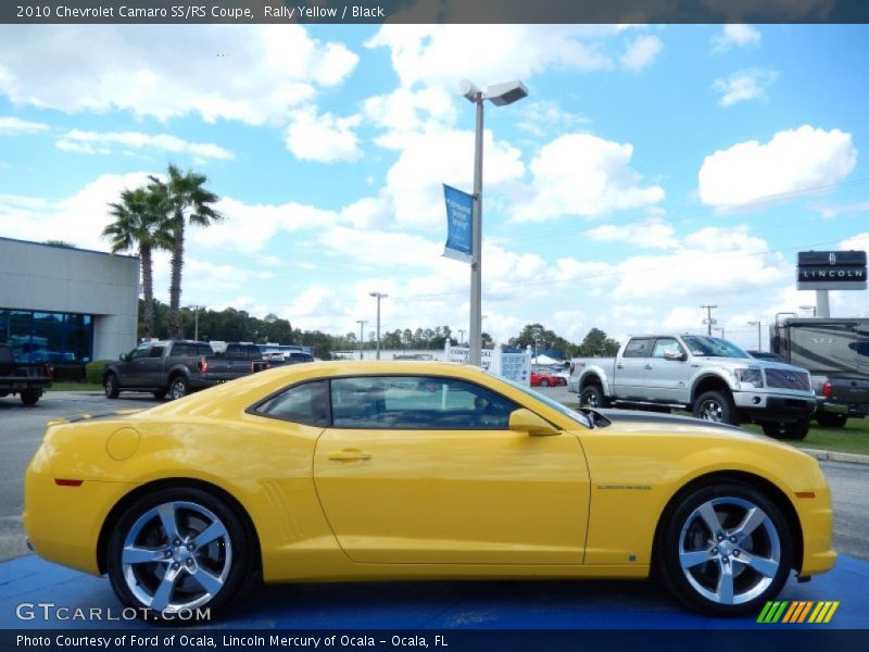 Rally Yellow / Black 2010 Chevrolet Camaro SS/RS Coupe