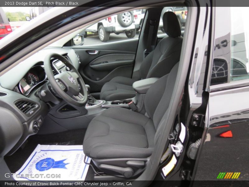 Pitch Black / Black 2013 Dodge Dart SE