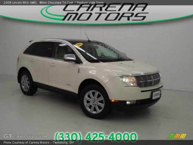White Chocolate Tri Coat / Medium Light Stone 2008 Lincoln MKX AWD