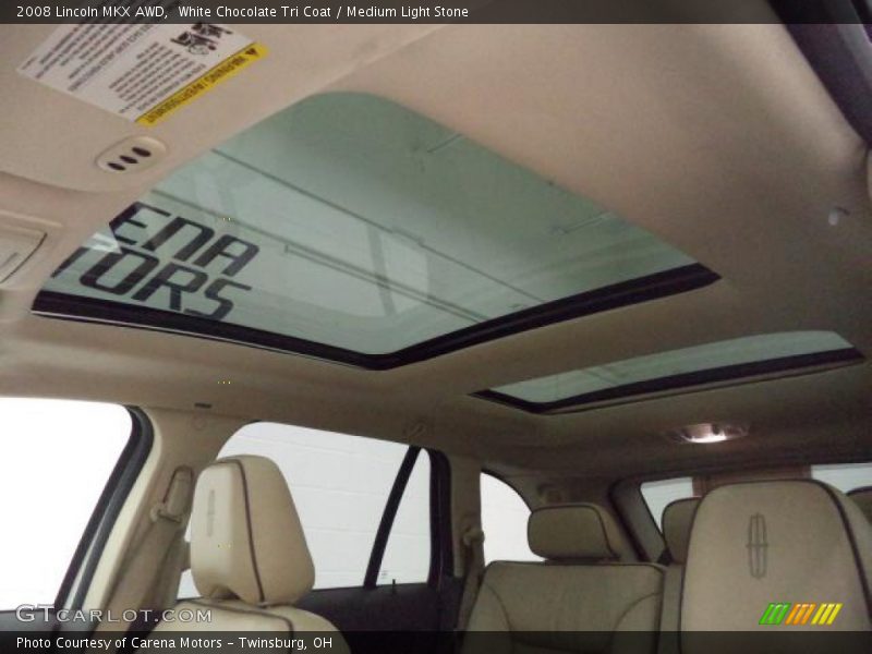 White Chocolate Tri Coat / Medium Light Stone 2008 Lincoln MKX AWD