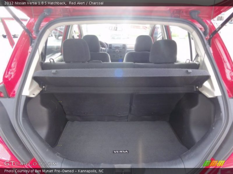 Red Alert / Charcoal 2012 Nissan Versa 1.8 S Hatchback