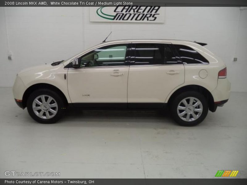 White Chocolate Tri Coat / Medium Light Stone 2008 Lincoln MKX AWD