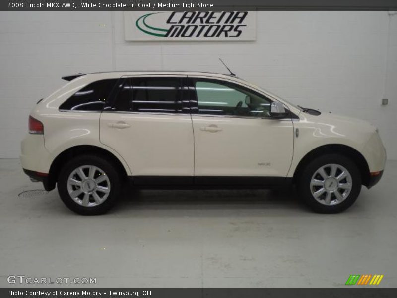 White Chocolate Tri Coat / Medium Light Stone 2008 Lincoln MKX AWD