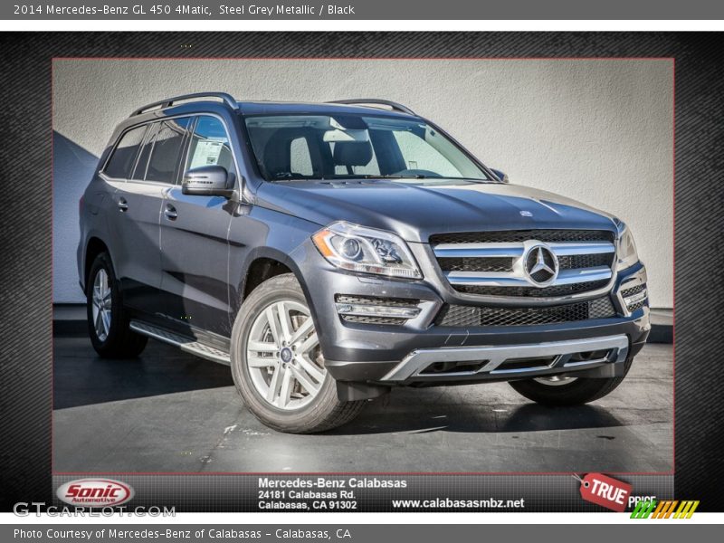 Steel Grey Metallic / Black 2014 Mercedes-Benz GL 450 4Matic
