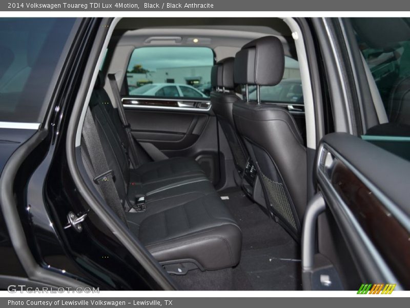 Rear Seat of 2014 Touareg TDI Lux 4Motion