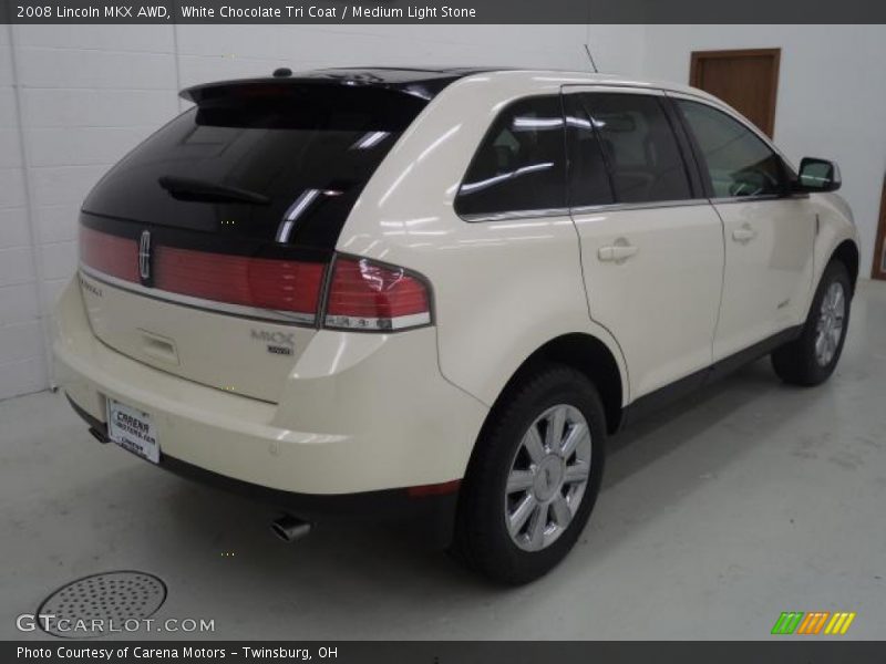 White Chocolate Tri Coat / Medium Light Stone 2008 Lincoln MKX AWD
