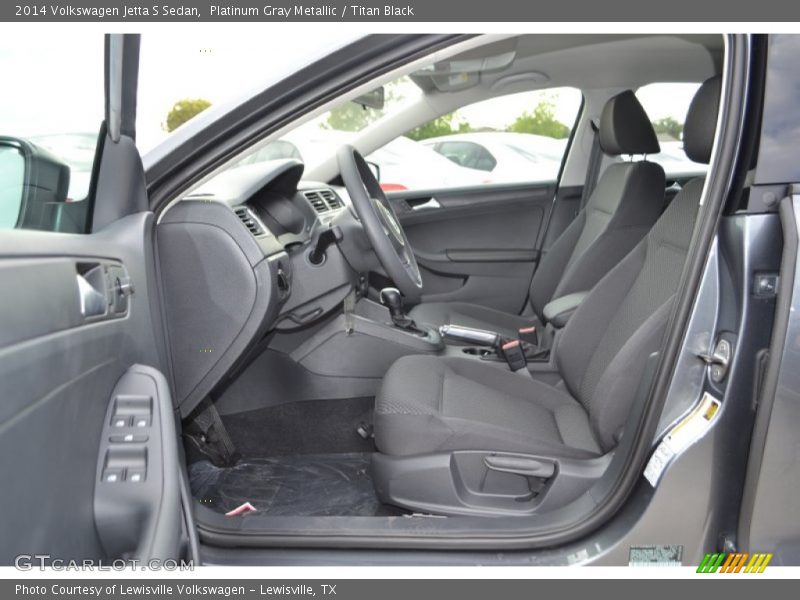 Platinum Gray Metallic / Titan Black 2014 Volkswagen Jetta S Sedan