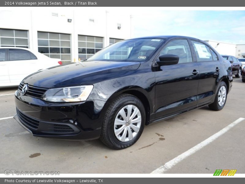 Black / Titan Black 2014 Volkswagen Jetta S Sedan