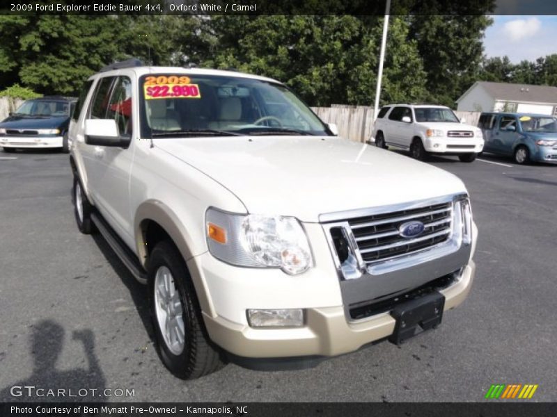 Oxford White / Camel 2009 Ford Explorer Eddie Bauer 4x4