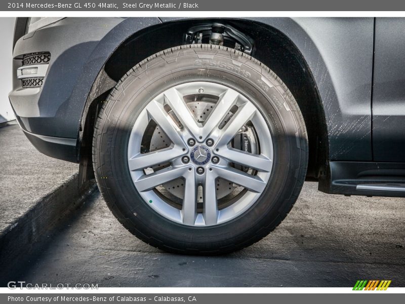 Steel Grey Metallic / Black 2014 Mercedes-Benz GL 450 4Matic