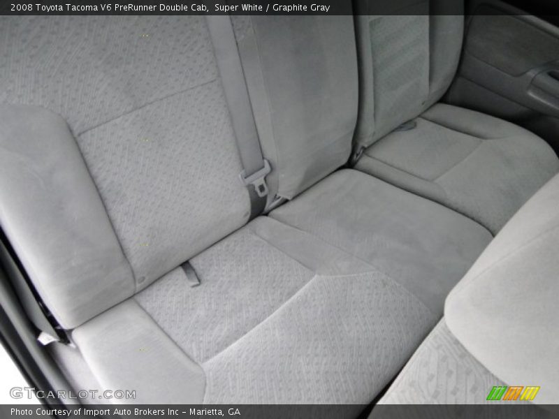 Super White / Graphite Gray 2008 Toyota Tacoma V6 PreRunner Double Cab