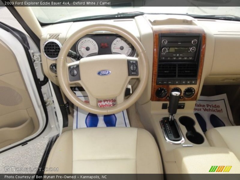 Oxford White / Camel 2009 Ford Explorer Eddie Bauer 4x4
