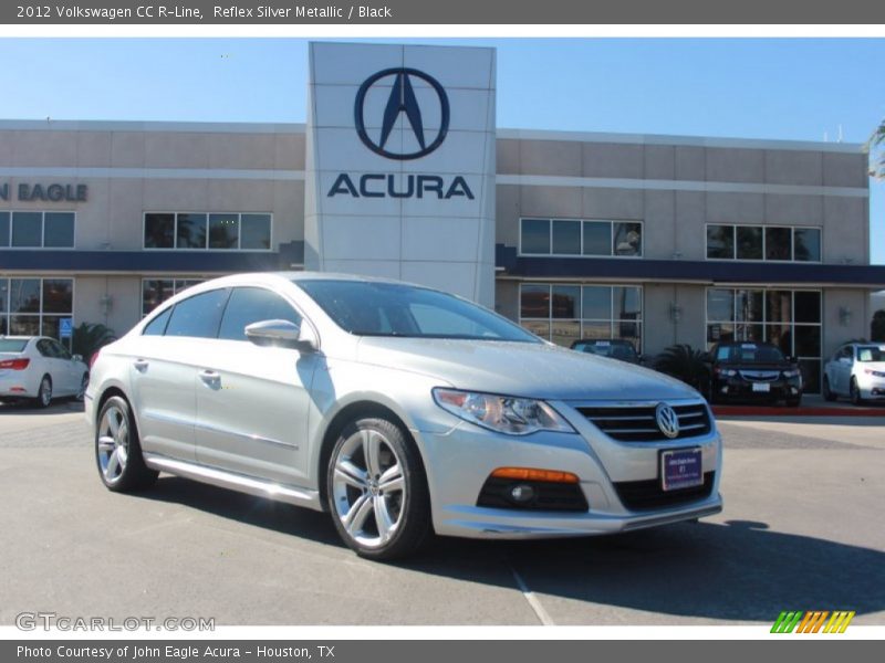 Reflex Silver Metallic / Black 2012 Volkswagen CC R-Line