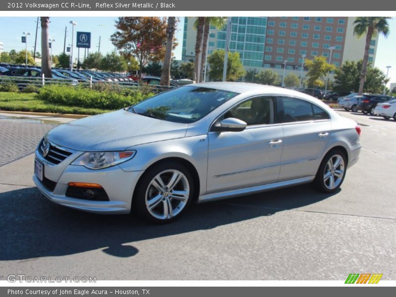 Reflex Silver Metallic / Black 2012 Volkswagen CC R-Line
