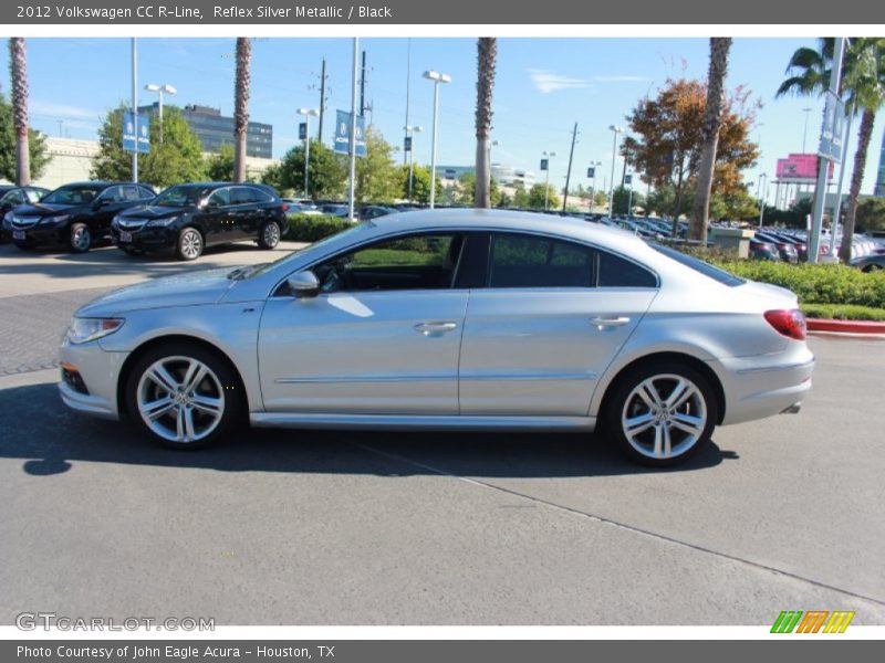 Reflex Silver Metallic / Black 2012 Volkswagen CC R-Line