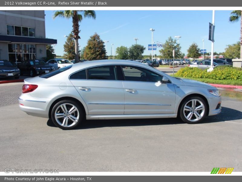 Reflex Silver Metallic / Black 2012 Volkswagen CC R-Line