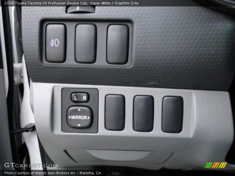 Super White / Graphite Gray 2008 Toyota Tacoma V6 PreRunner Double Cab