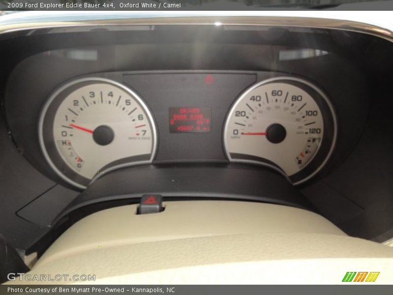 Oxford White / Camel 2009 Ford Explorer Eddie Bauer 4x4