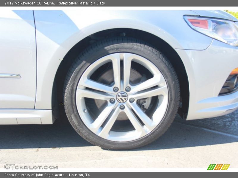 Reflex Silver Metallic / Black 2012 Volkswagen CC R-Line