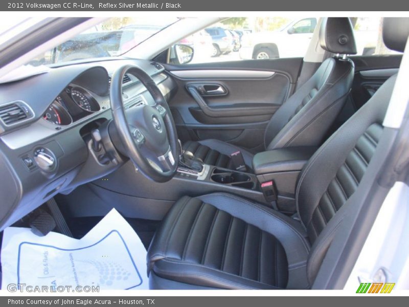 Reflex Silver Metallic / Black 2012 Volkswagen CC R-Line