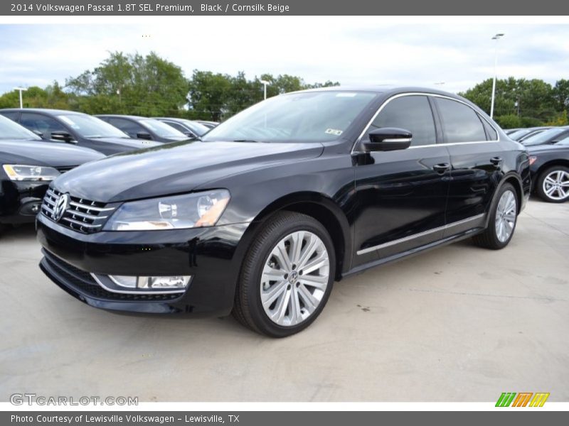 Black / Cornsilk Beige 2014 Volkswagen Passat 1.8T SEL Premium