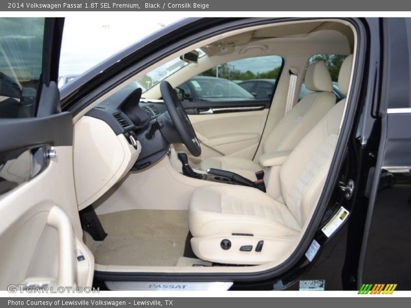 Black / Cornsilk Beige 2014 Volkswagen Passat 1.8T SEL Premium