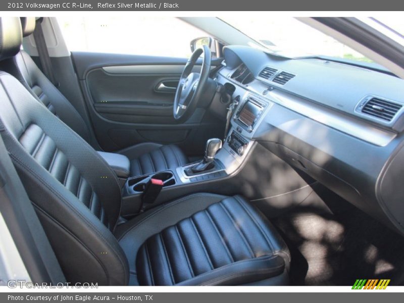 Reflex Silver Metallic / Black 2012 Volkswagen CC R-Line