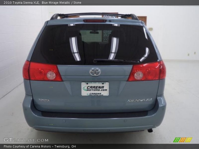 Blue Mirage Metallic / Stone 2010 Toyota Sienna XLE