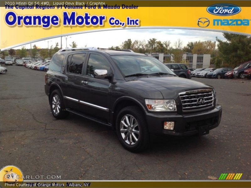 Liquid Onyx Black / Graphite 2010 Infiniti QX 56 4WD